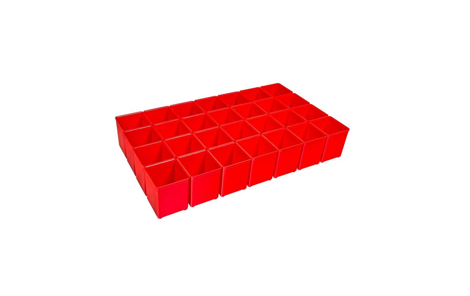 ProClick Insetboxenset A3 CT M 74 – 28-teilig, rot, PS, B 364 × H 63 × T 208 mm