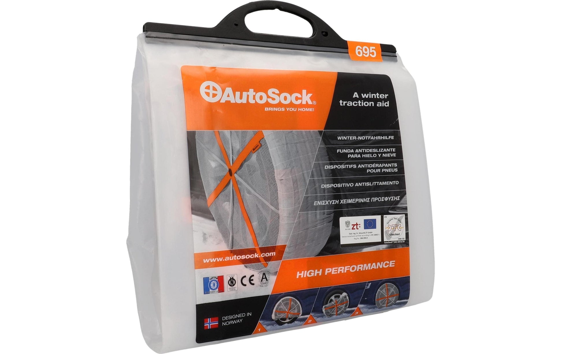 Autosock GR 695 Textile Traktionshilfe – für Felgen Ø 20" – 2 Stk.