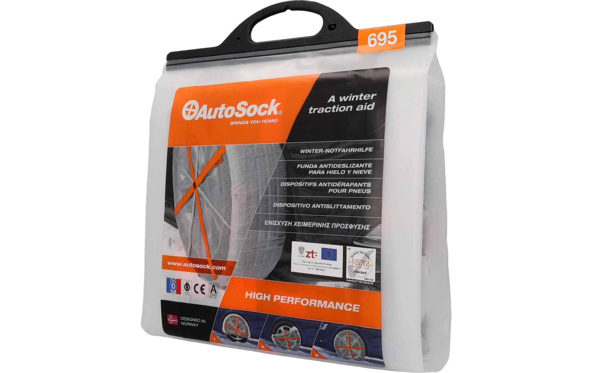 Autosock GR 695 Textile Traktionshilfe – für Felgen Ø 20" – 2 Stk.