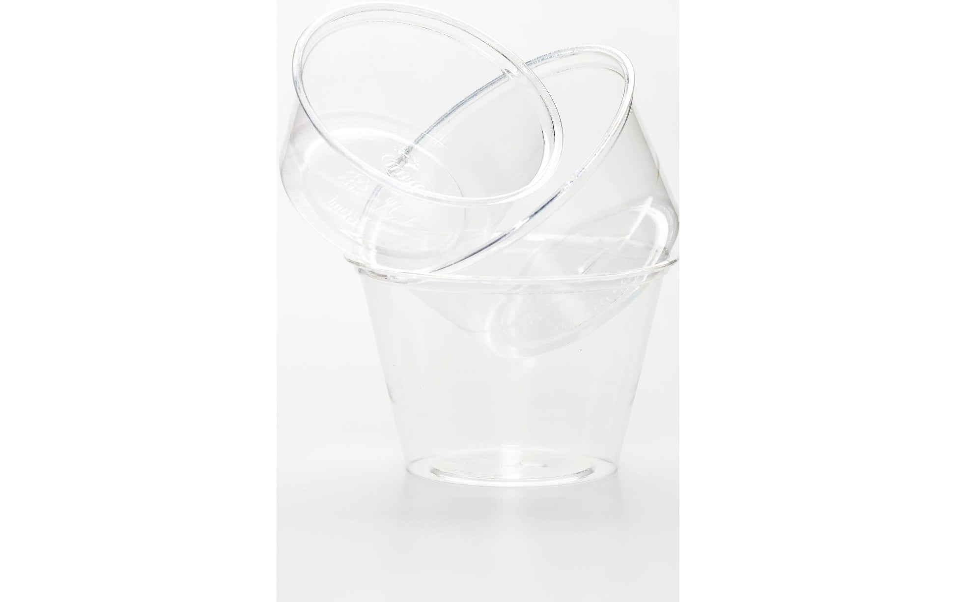 BioPak Schale, rPET, rund – 60 ml, Ø 6,4 cm – transparent – 100 Stk.