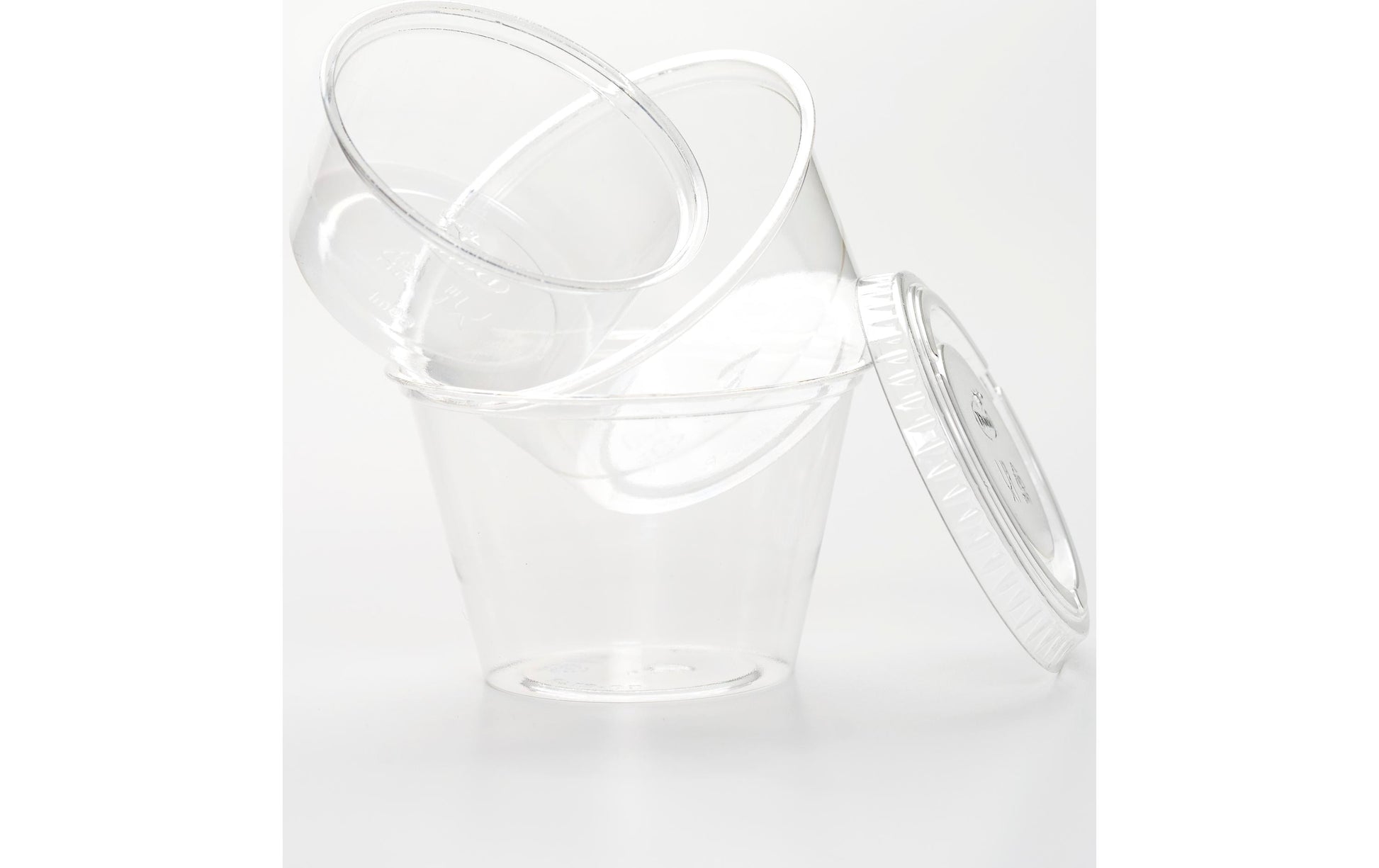 BioPak Schale, Recycling-Kunststoff, rund – 750 ml Ø 11,4 cm, transparent – 35 Stk.