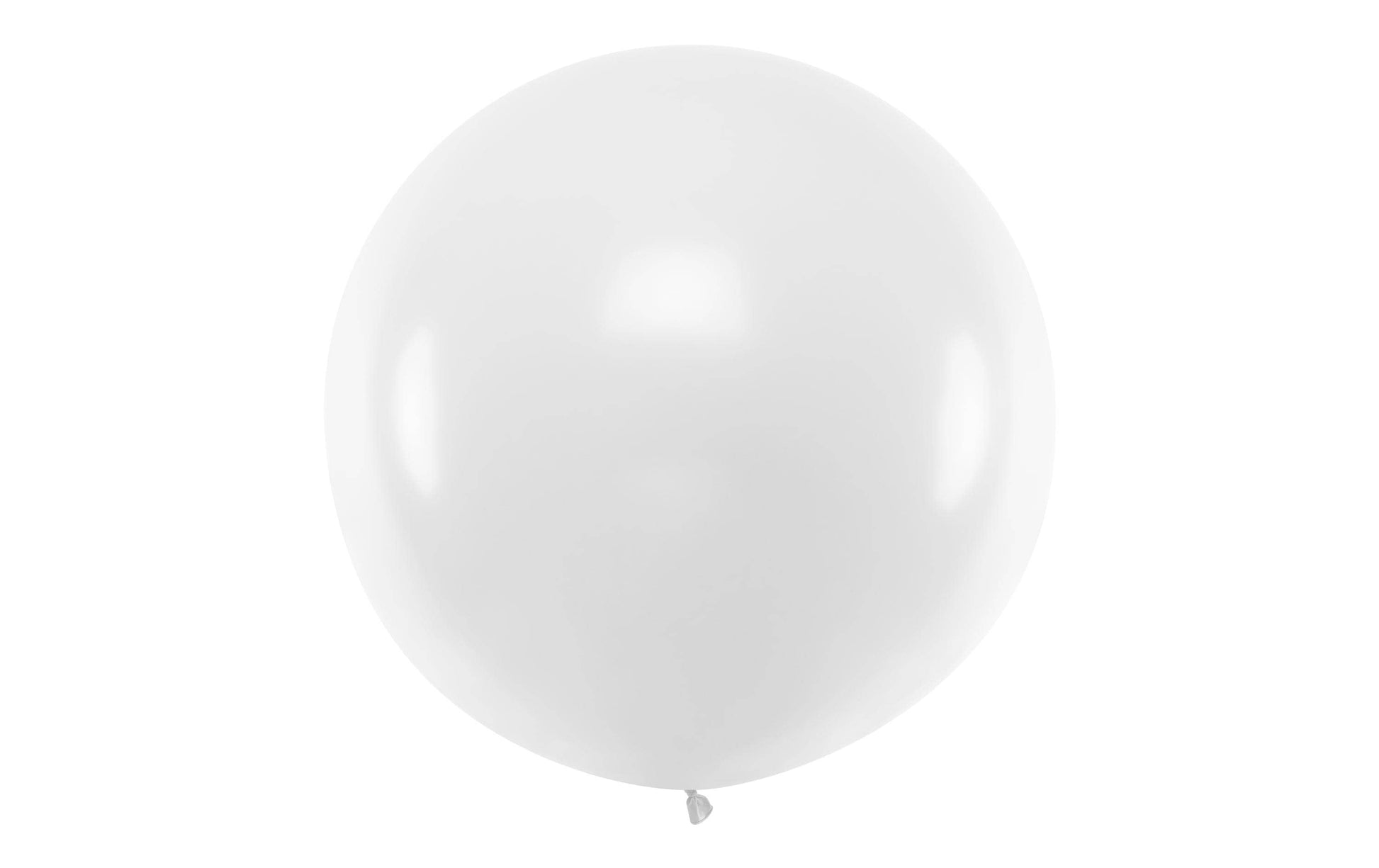 PartyDeco Luftballons Hochzeit – Weiss – Ø 100 cm – Latex – 1 Stück