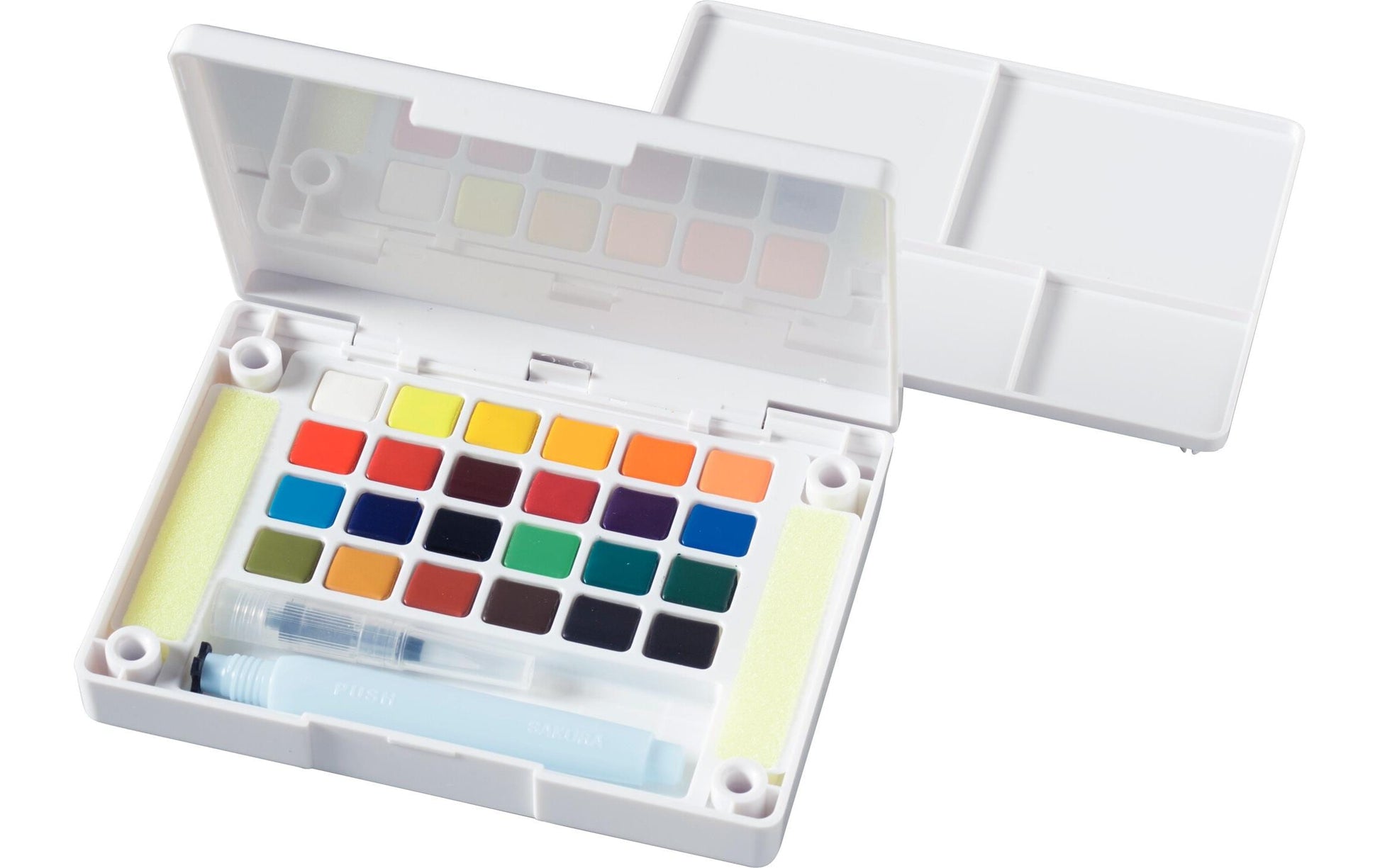 Sakura Koi Aquarellfarbe – Mehrfarbig – 24 Farben (Palette, mit Pinsel) – für Papier
