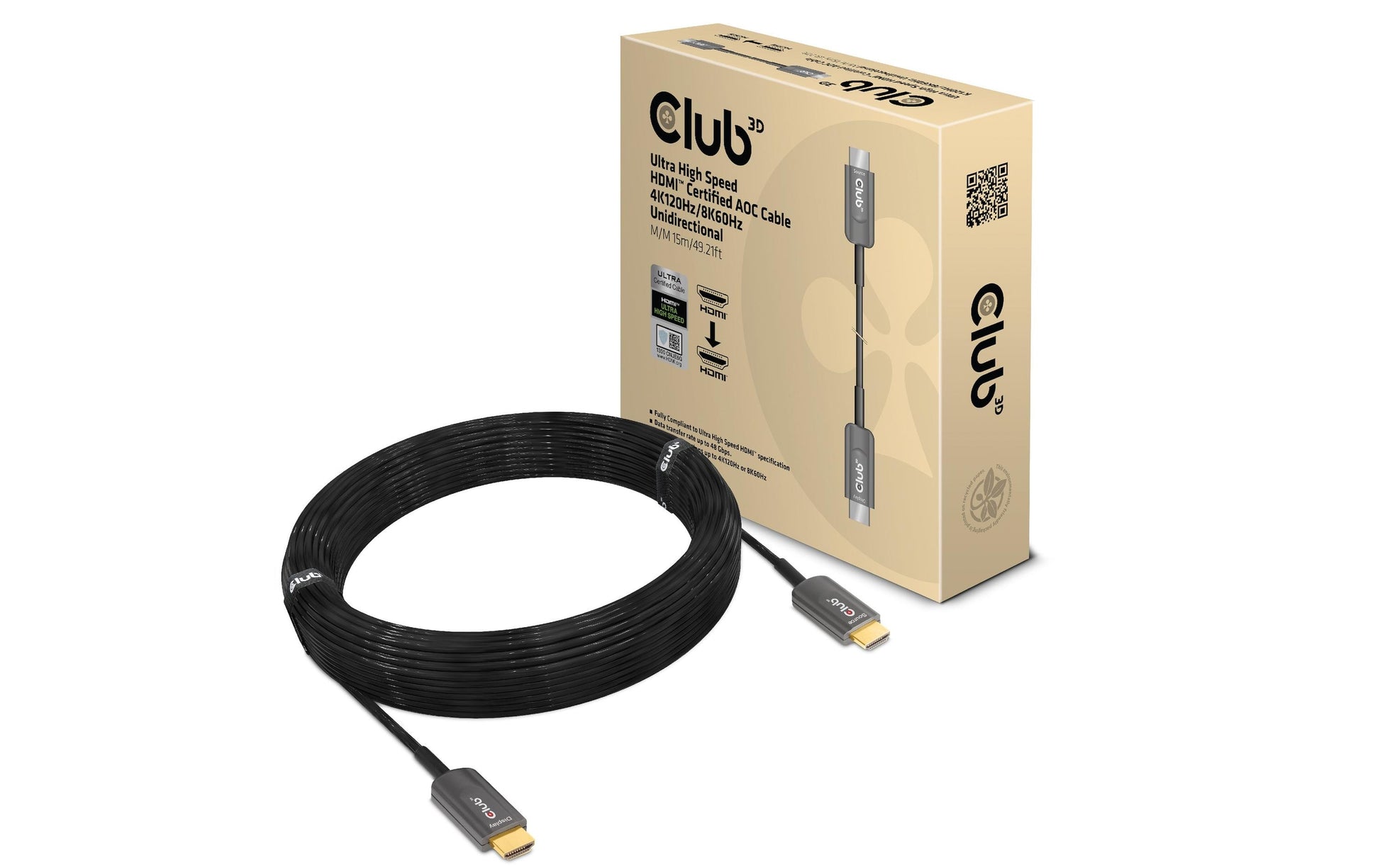CLUB3D Club 3D HDMI-Kabel, Schwarz