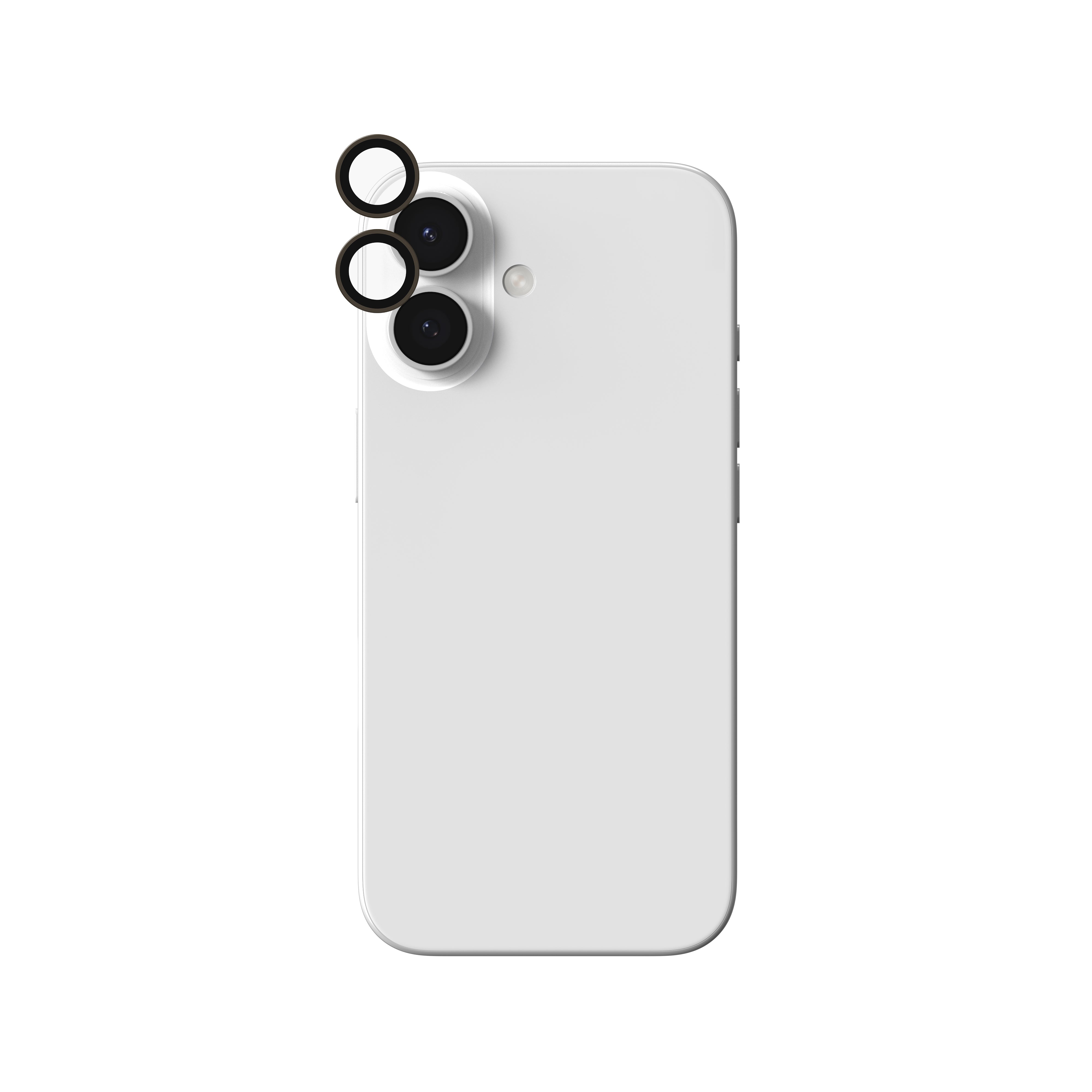 ZAGG Glass Elite – Objektivschutz – Schlagfest, kratzresistent – für iPhone 17/16/16+ – 2er Pack – Sand
