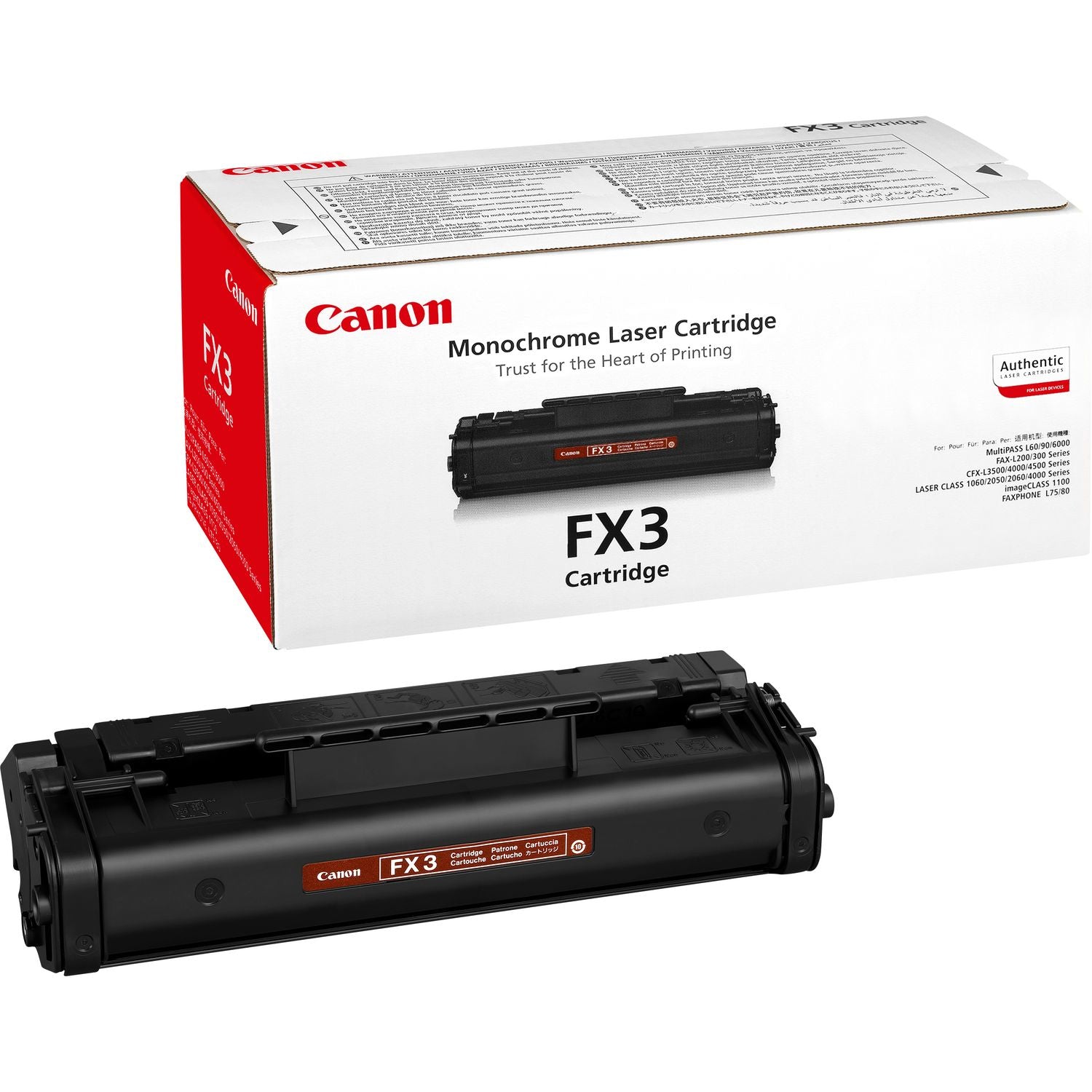 Canon Toner FX-3 – schwarz, 2700 Seiten