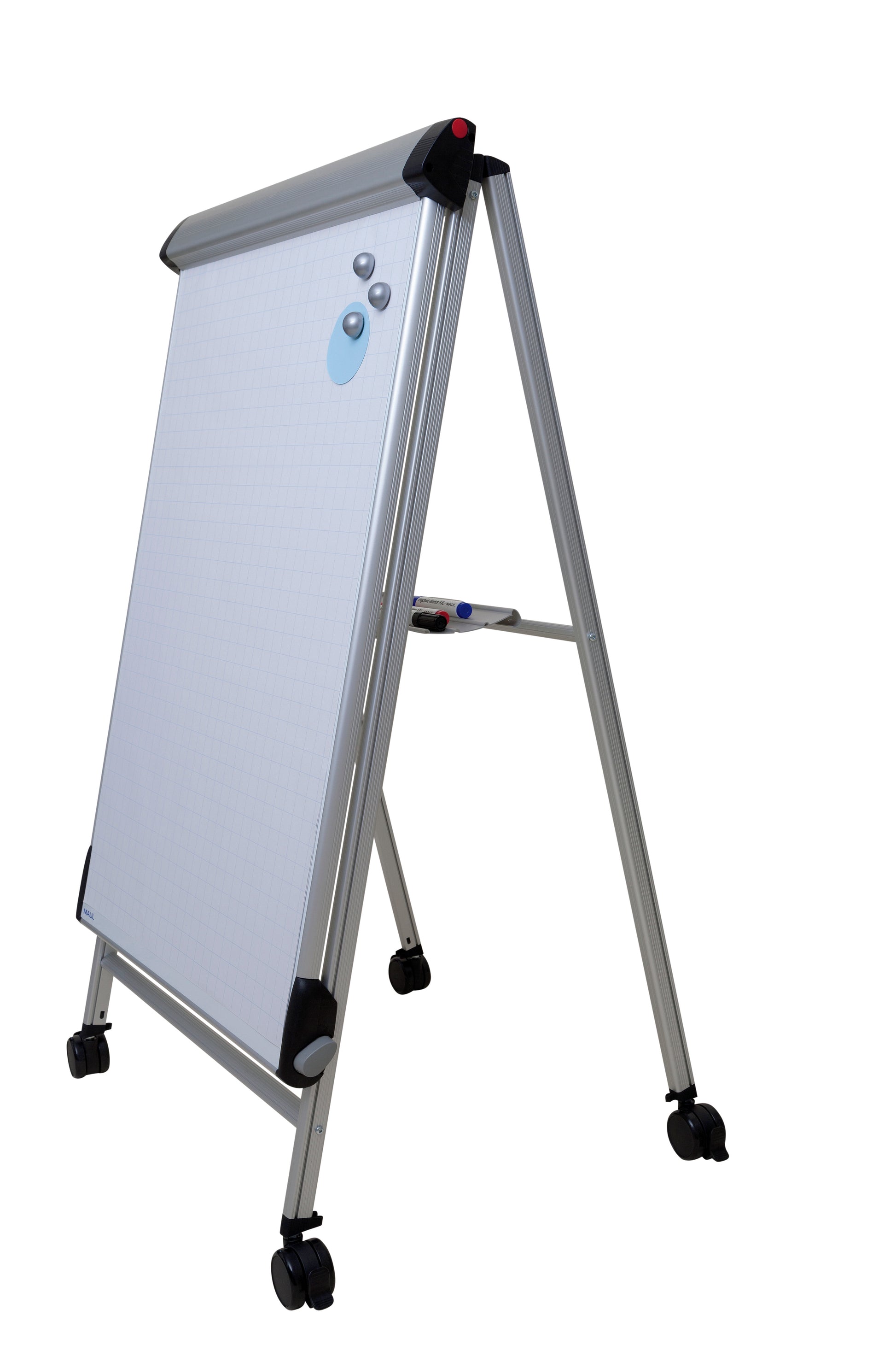 MAUL Flipchart-Block – 69 × 96 cm, weiss, Metall, Recycling