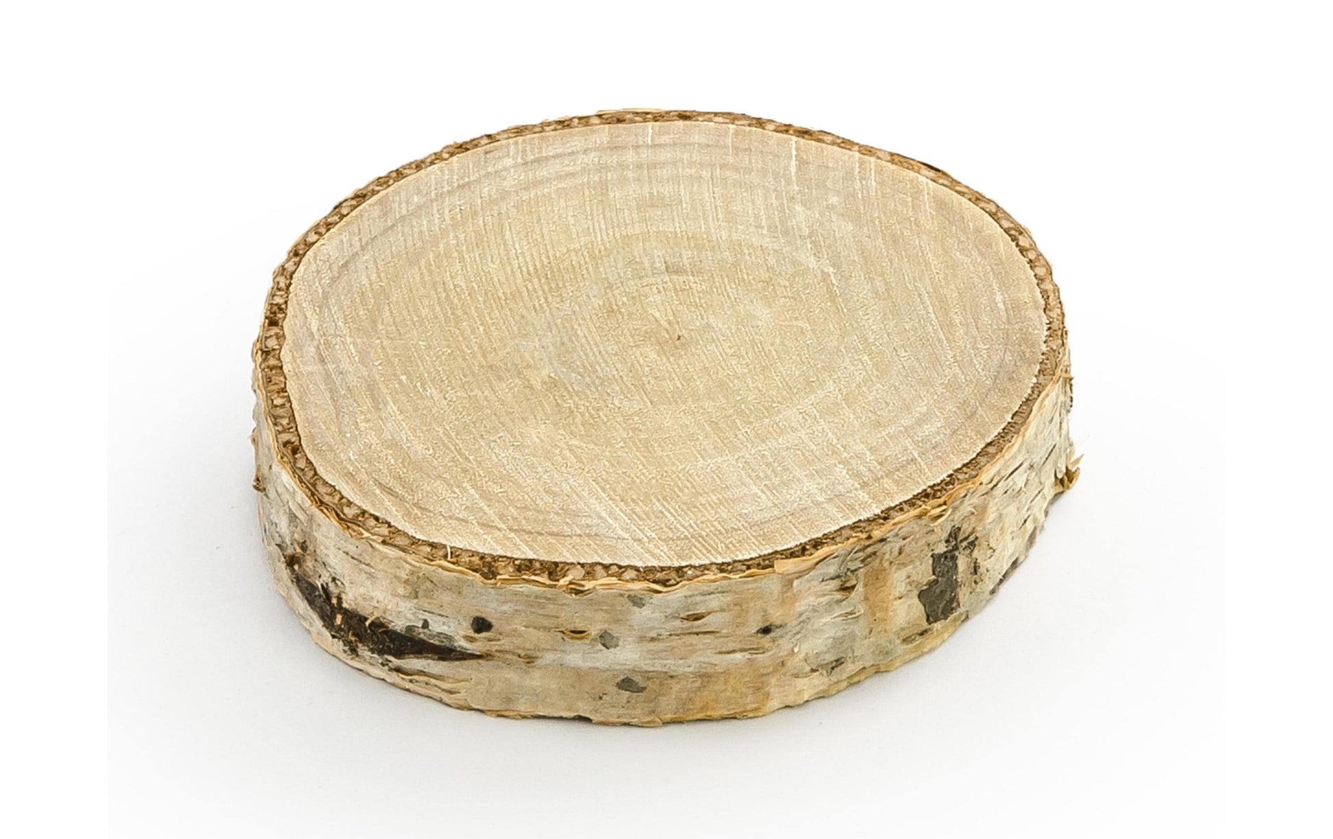 PartyDeco Tischkarten Holzscheibe Hochzeit – Braun – Ø 4,5–6,5 cm × 1 cm – Holz (Eiche) – 20 Stk