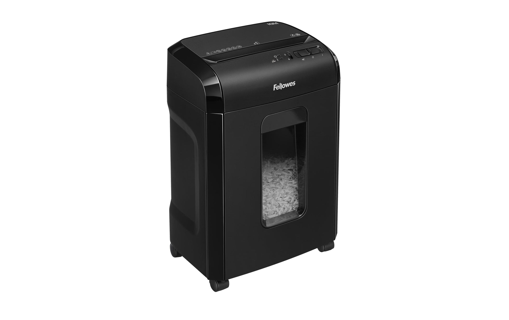 Fellowes Powershred 10M – Aktenvernichter, DIN P-5, Partikelschnitt 2 × 12 mm, 10 Blatt, 19 l