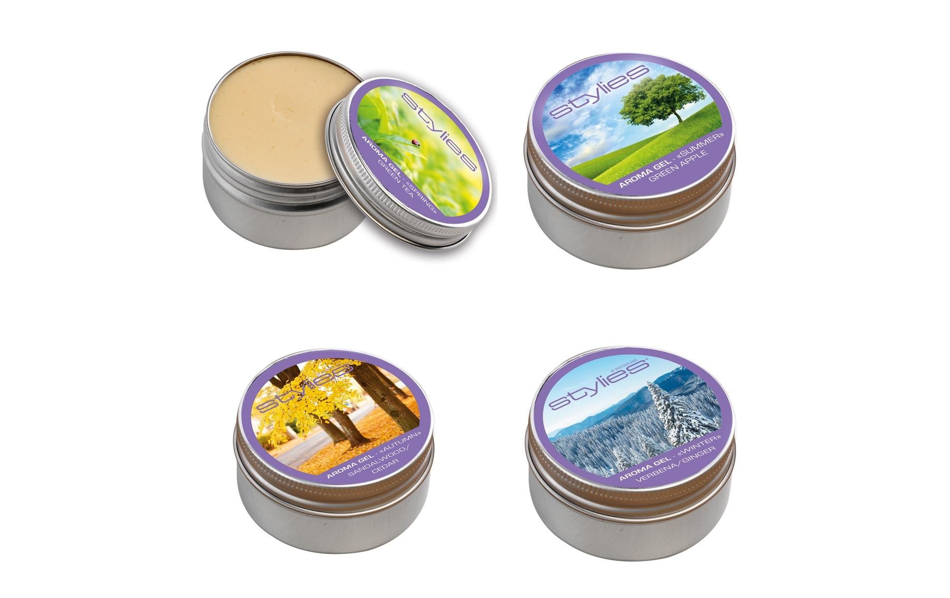 Stylies by koenig Stylies – Duftgel, 4er-Pack