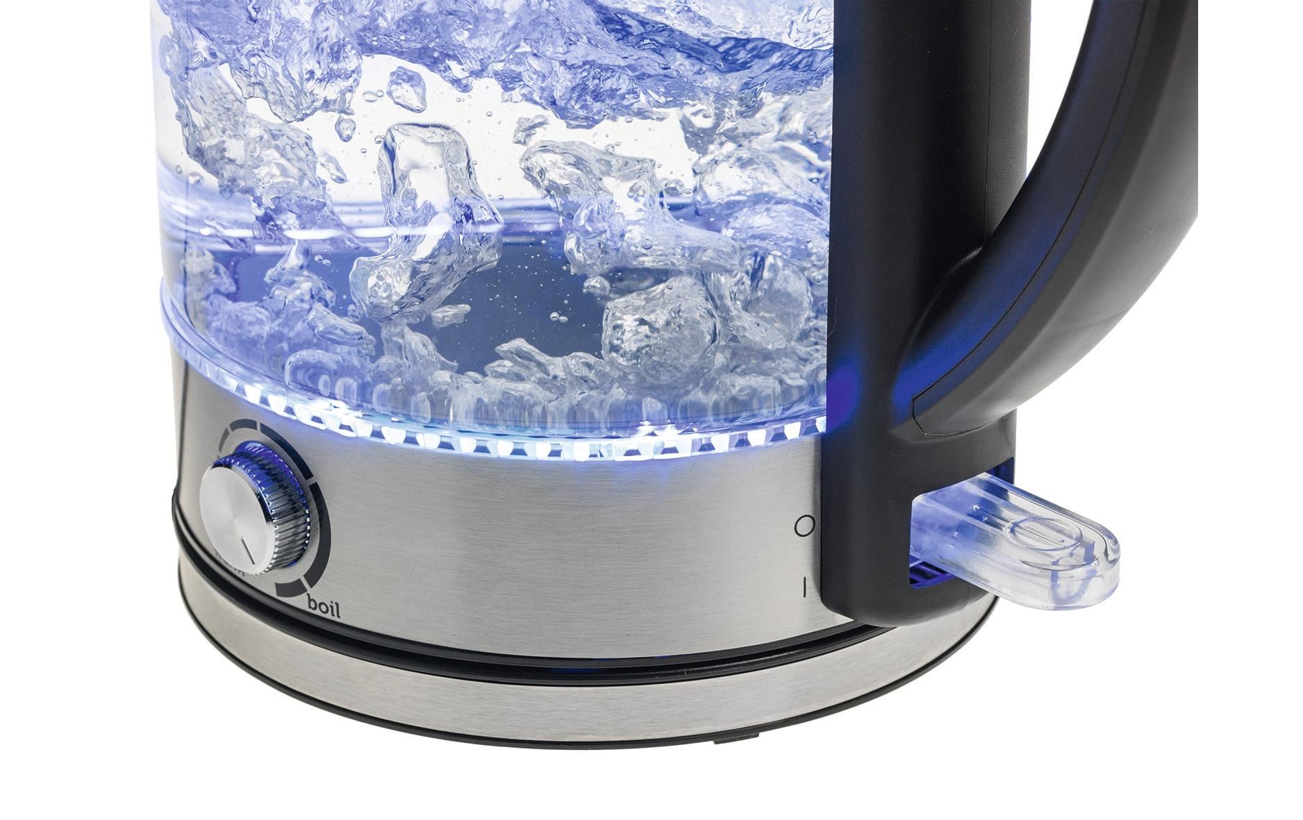 Koenig Wasserkocher – 1,7 l, mit Temperaturwahl, Glas/Edelstahl, B02115