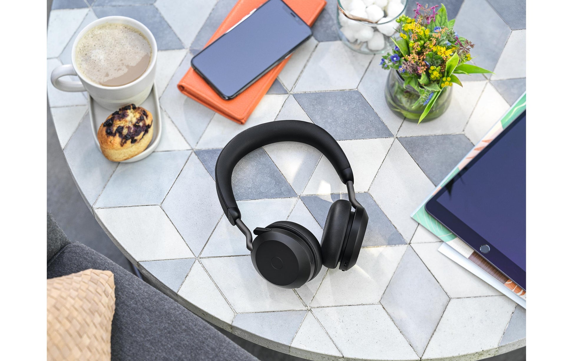 Jabra EVOLVE2 75 LINK380C – Duo Headset – Bluetooth – Schwarz – für UC/Softphone