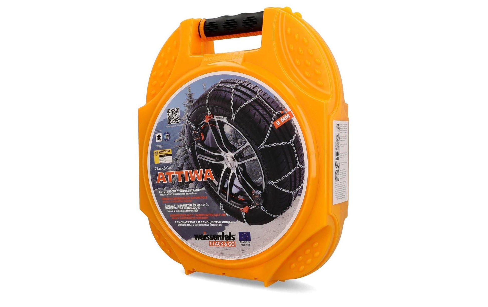 Weissenfels Schneekette ATTIWA Clack & Go Grösse 8, Stahl – für 16" Felgen