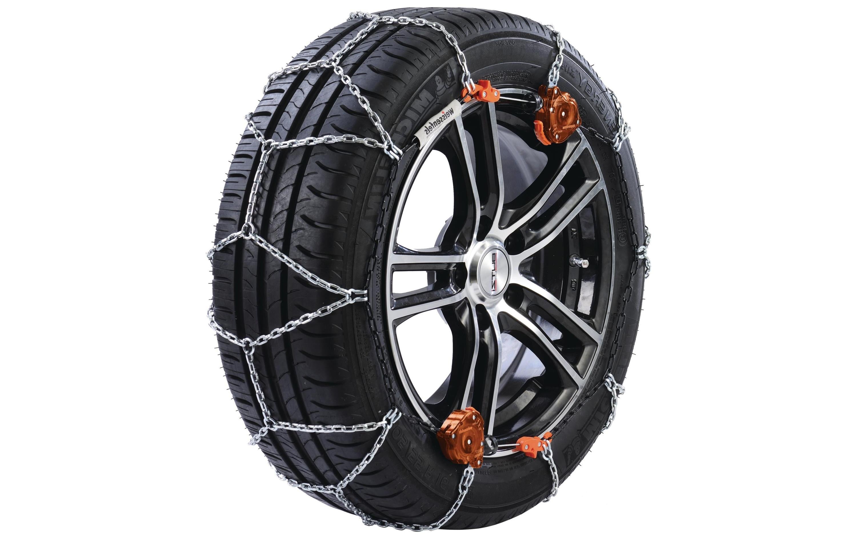 Weissenfels ATTIWA CLACK & GO Schneekette Grösse 9 – für 14" Reifen – Stahl