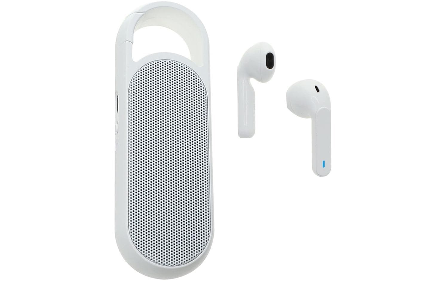 4smarts Eara Twin – In-Ear True Wireless (TWS), bis 3 h mit Ladecase, Weiss