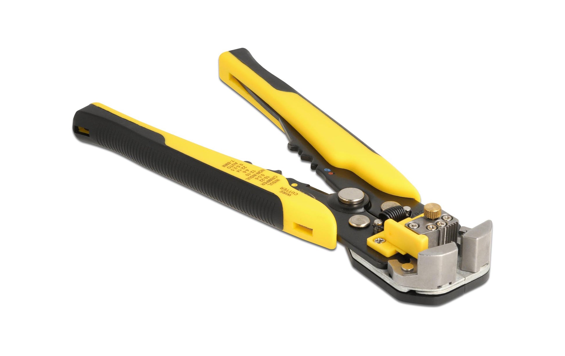 Delock – Crimp- & Abisolierzange für Koaxialkabel (AWG 10–24), 210 mm
