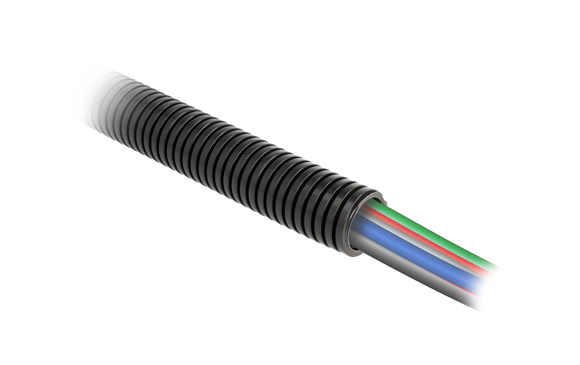 DeLOCK Kabelschlauch – Ø 28,5 mm – 1 m – Kunststoff – Schwarz, 1 Stk.