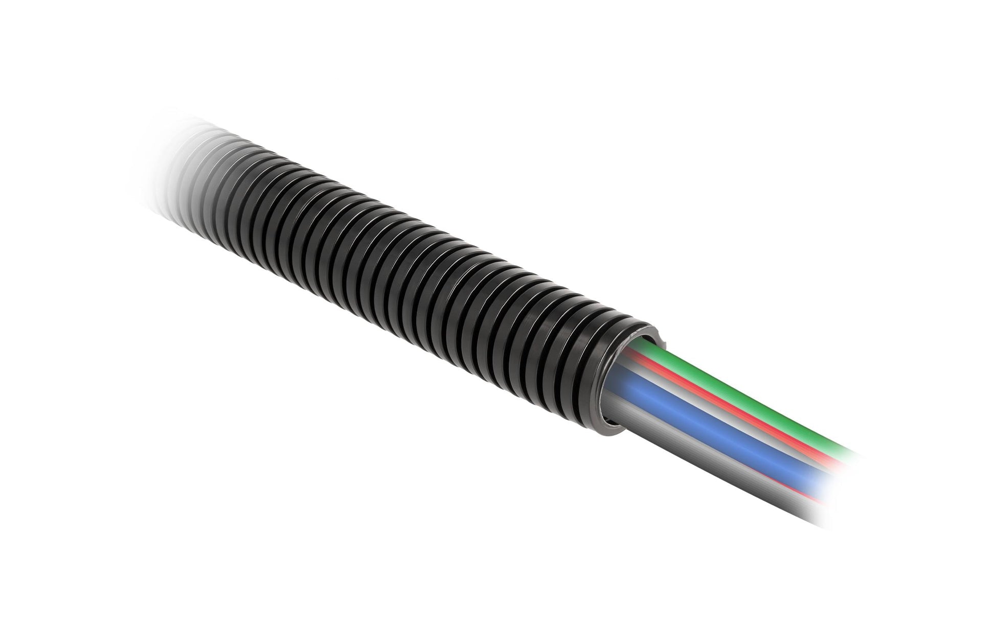 DeLOCK Kabelschlauch – Ø 13 mm – 1 m – Kunststoff – Schwarz