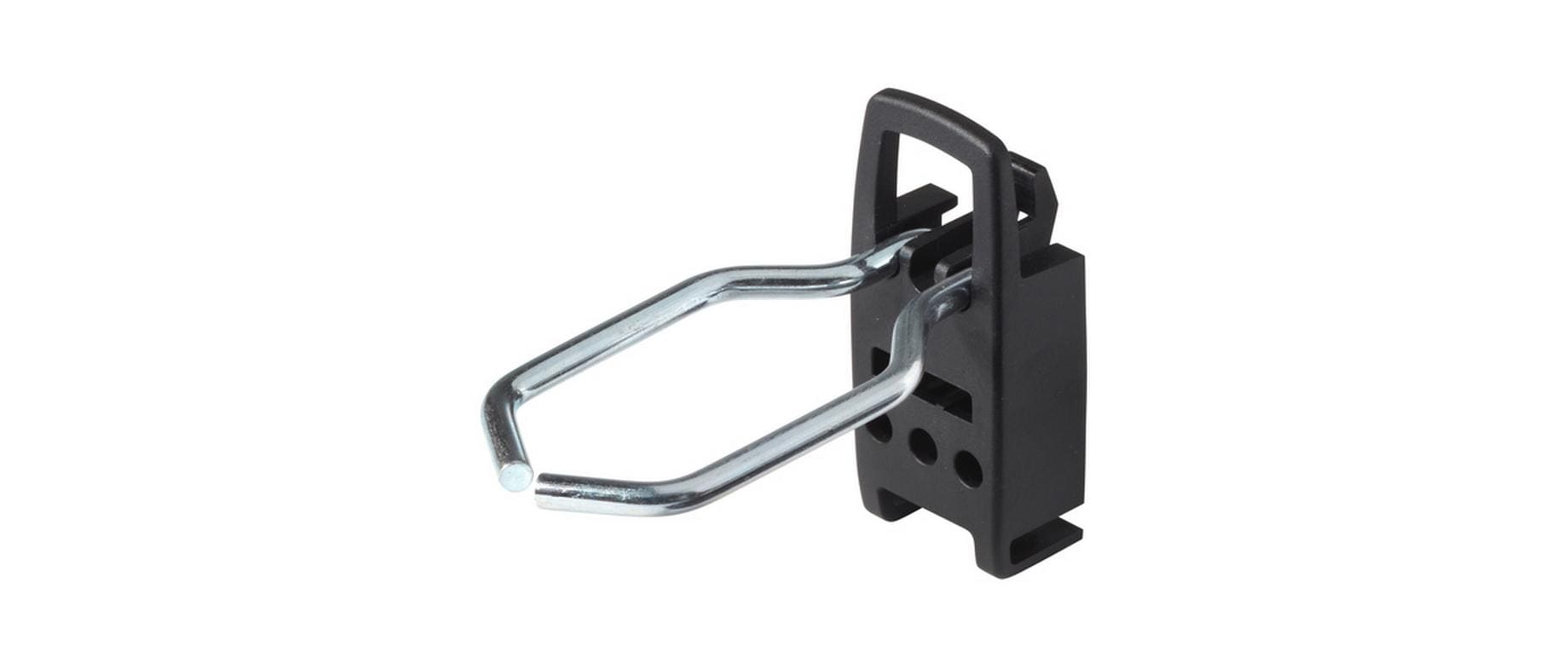 wolfcraft GmbH Wolfcraft Lochwandschlaufenhaken – 5-teilig, schwarz, B 45 × H 68 × T 95 mm, für Lochwände