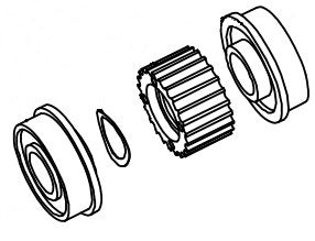 Datamax O'Neil Rollen-Kit – für A-4212 Mark II/A-4310 Mark II/A-4408 Mark II und andere, 15-3218-01