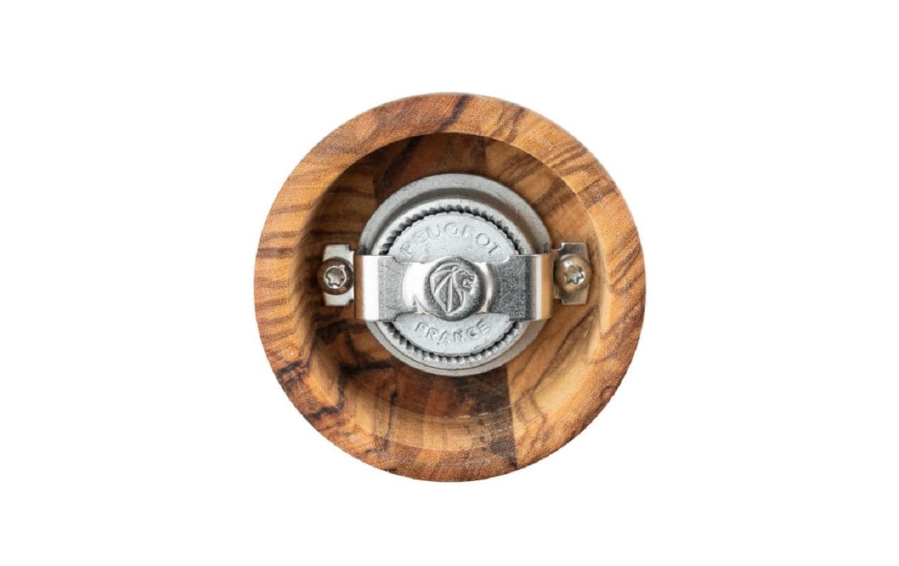 Peugeot Pfeffermühle Fidji – einstellbares Stahl-Mahlwerk, manuell – Olivenholz – Braun – 5 × 20 cm