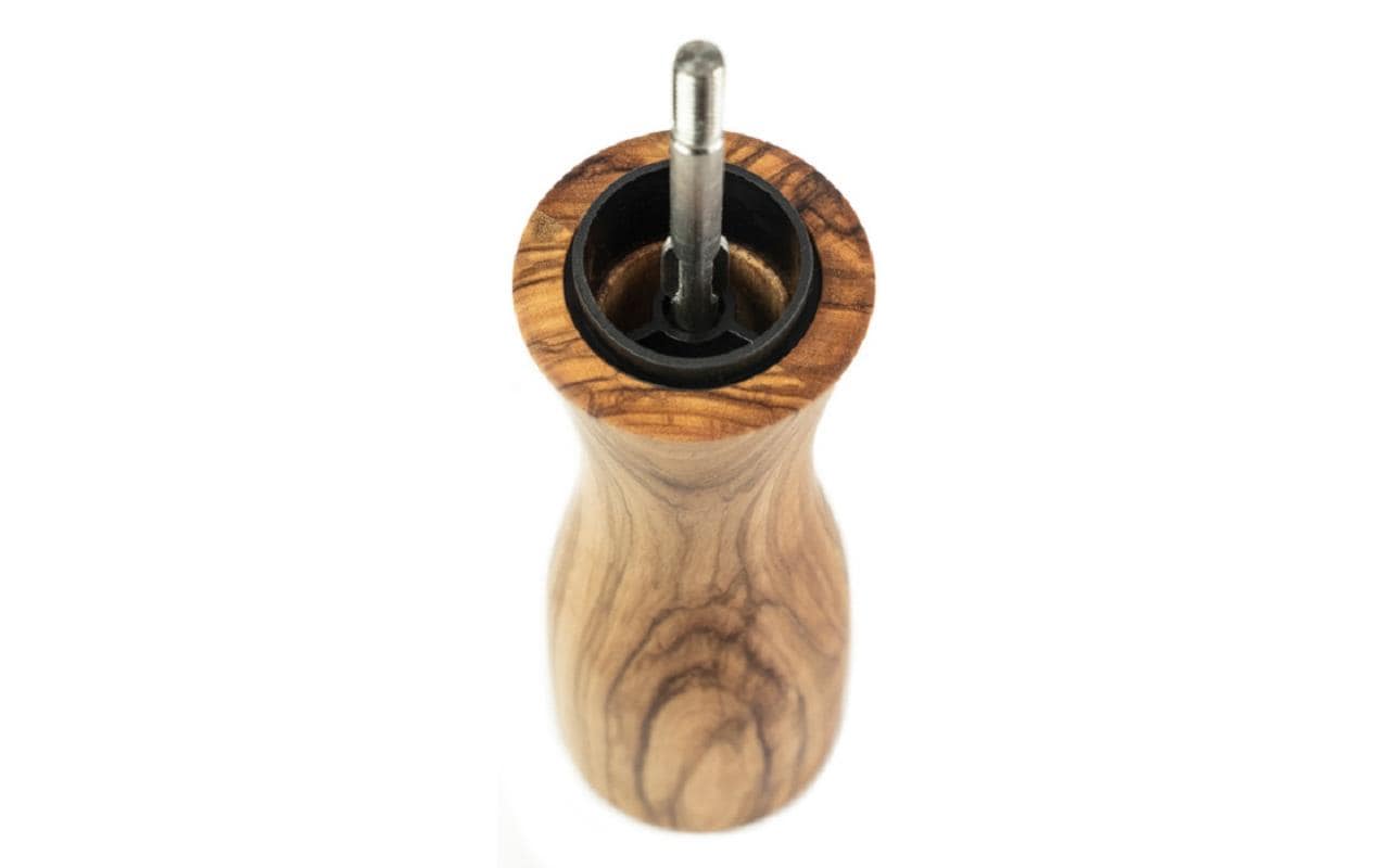 Peugeot Pfeffermühle Fidji – einstellbares Stahl-Mahlwerk, manuell – Olivenholz – Braun – 5 × 20 cm