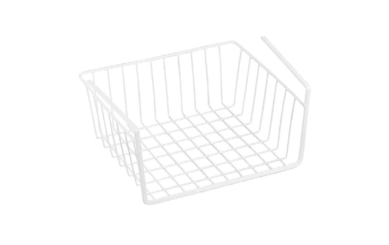 MSV Aufbewahrungskorb – Metall – Weiss – Zum Einhängen – 300 × 140 × 255 mm