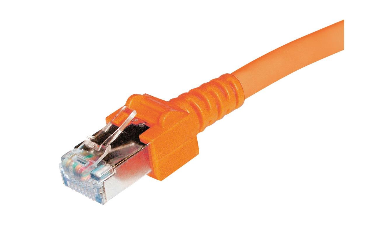 Dätwyler it infra Patchkabel – Cat 5e S/UTP, 4 m, Orange, LSZH, RJ-45