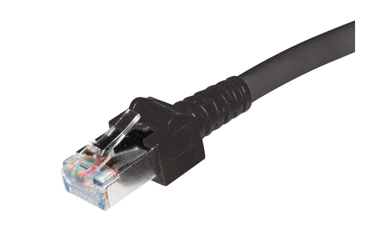 Dätwyler it infra Patchkabel – Cat 5e S/UTP, 2 m, Schwarz, LSZH, RJ-45