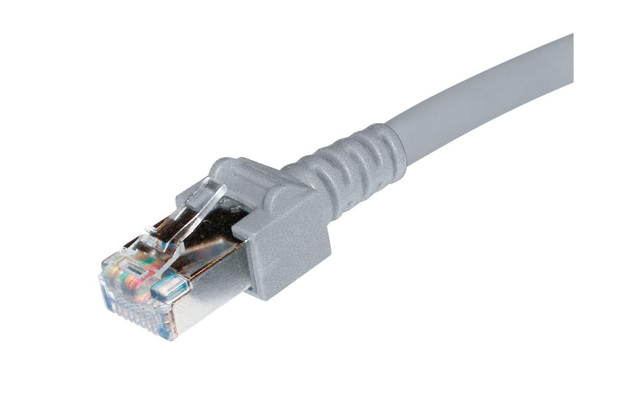 Dätwyler it infra Patchkabel – 15 m, RJ45–RJ45, Grau, S/UTP
