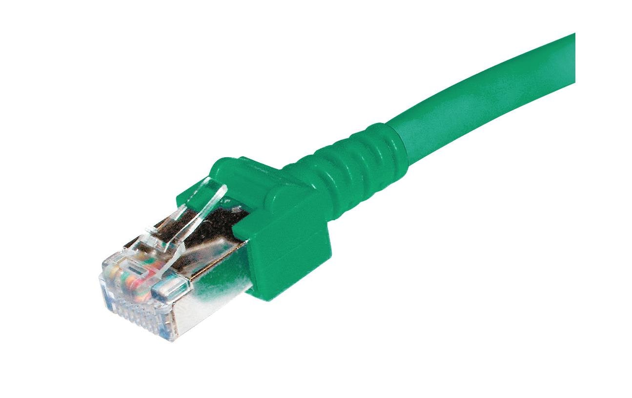 Dätwyler it infra Dätwyler Patchkabel – 7,5 m, RJ45–RJ45, grün, geschirmt (S/UTP)