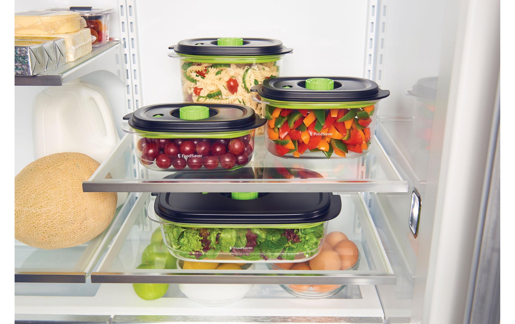 FoodSaver Vakuumierbehälter FFC022X – 1,2 l, oval, 21,5 × 13 × 11 cm, für z. B. FFS014X, FFS017X, FFS006X
