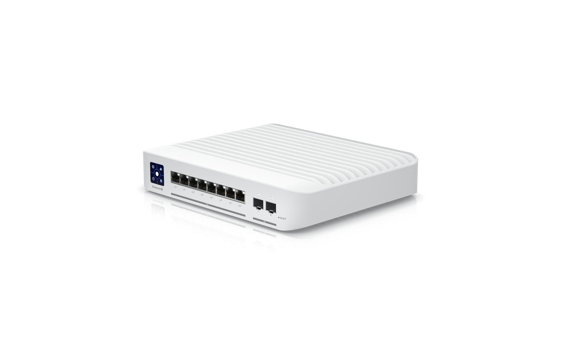 Ubiquiti UniFi Enterprise 8 PoE – Managed Switch – 8×2.5G, 2×SFP+, L3, PoE+ 120 W, 19" Rack