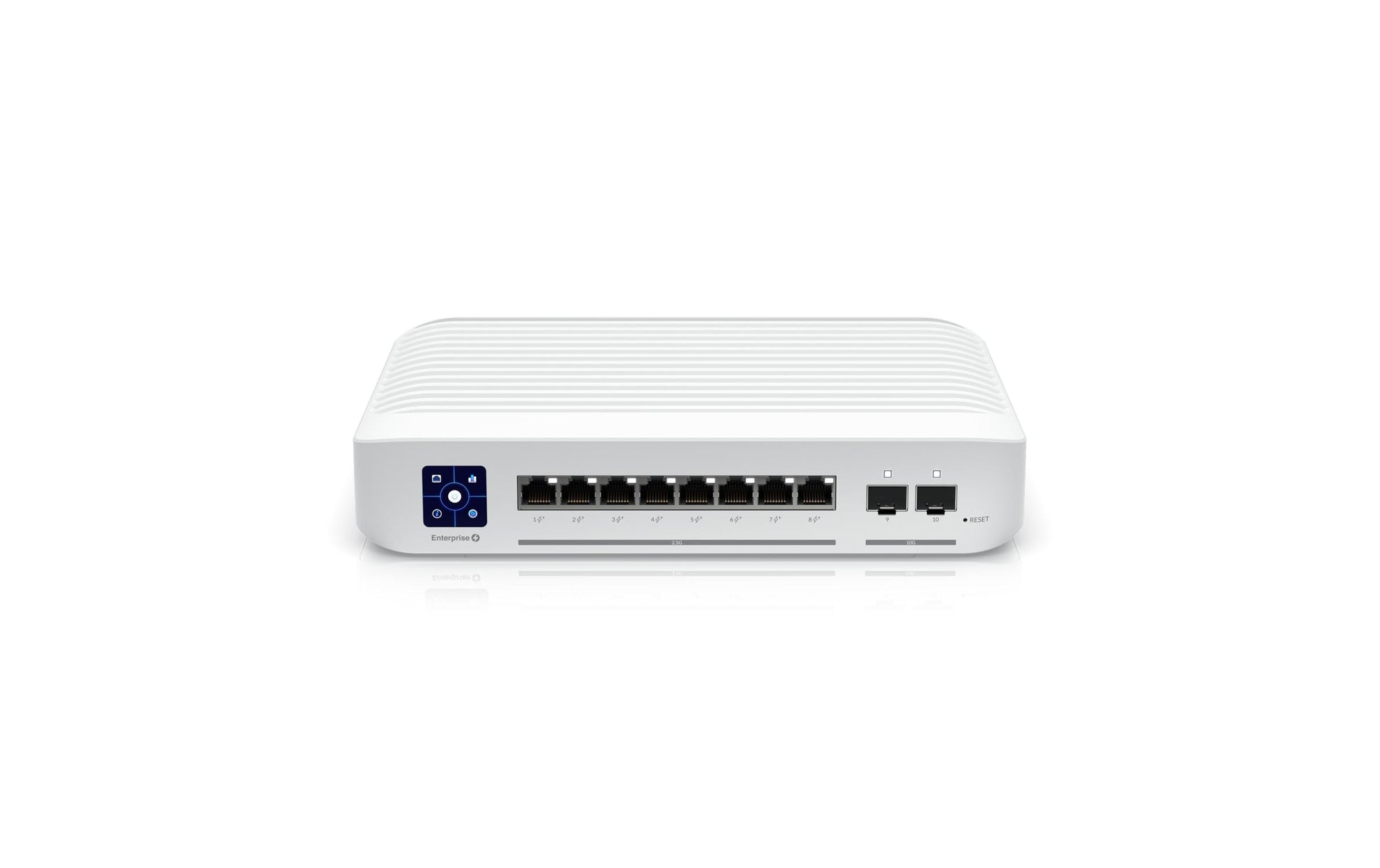 Ubiquiti UniFi Enterprise 8 PoE – Managed Switch – 8×2.5G, 2×SFP+, L3, PoE+ 120 W, 19" Rack
