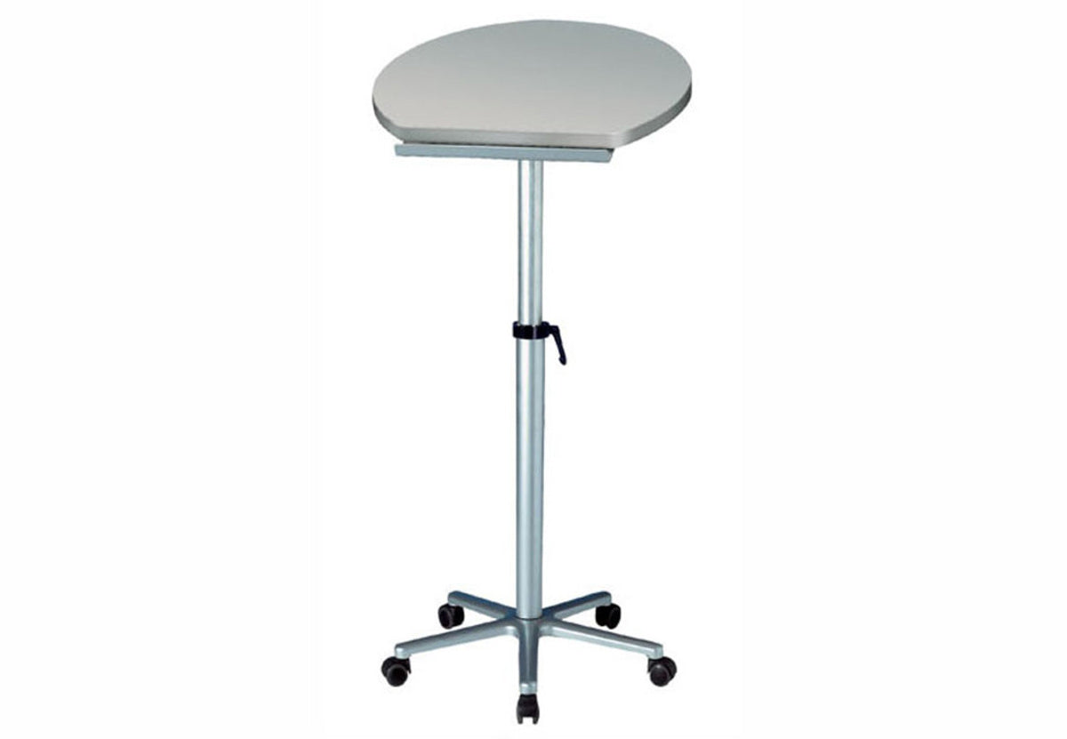 MAUL Stehtisch – 60 × 52 × 75–120 cm – grau – höhenverstellbar