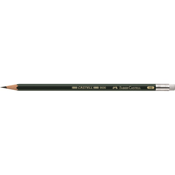 Faber-Castell Castell 9000 Bleistift HB, sechseckig