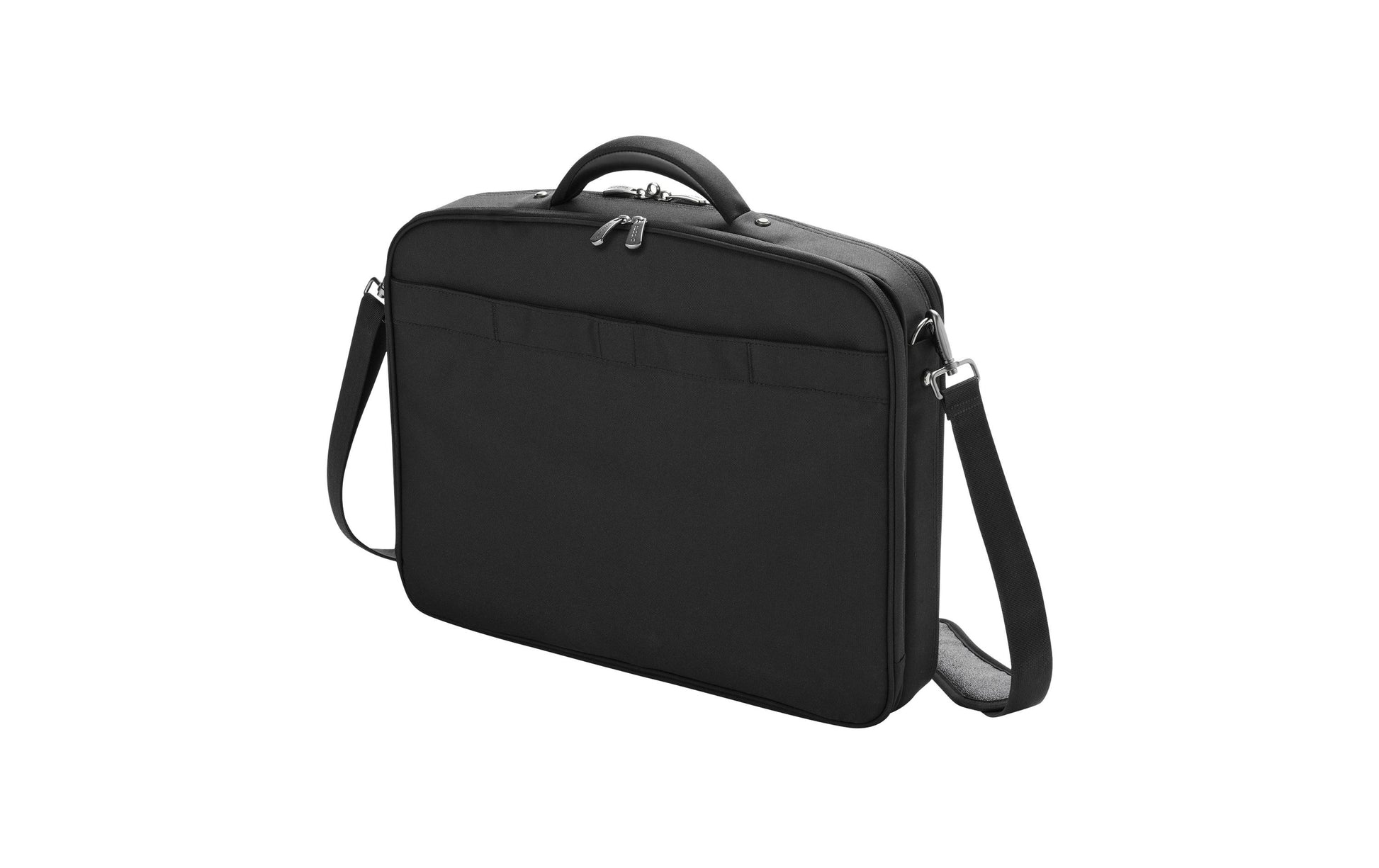 DICOTA Notebook-Tasche bis 15,6" – Abnehmbarer Schultergurt, Aus recyceltem PET – Schwarz