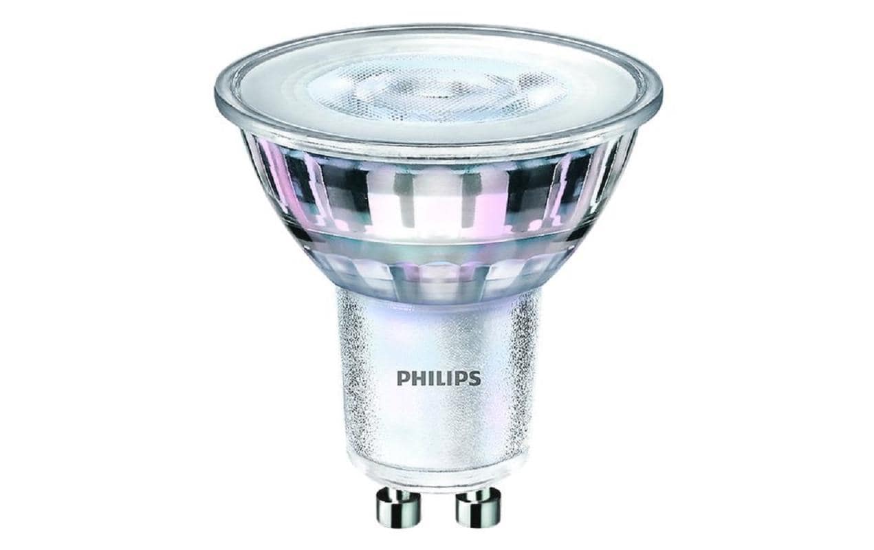 Philips LED-Leuchtmittel GU10 Spot – 345 lm, 4 W, Warmweiss 3000 K, 36°, dimmbar – 1 Stk.