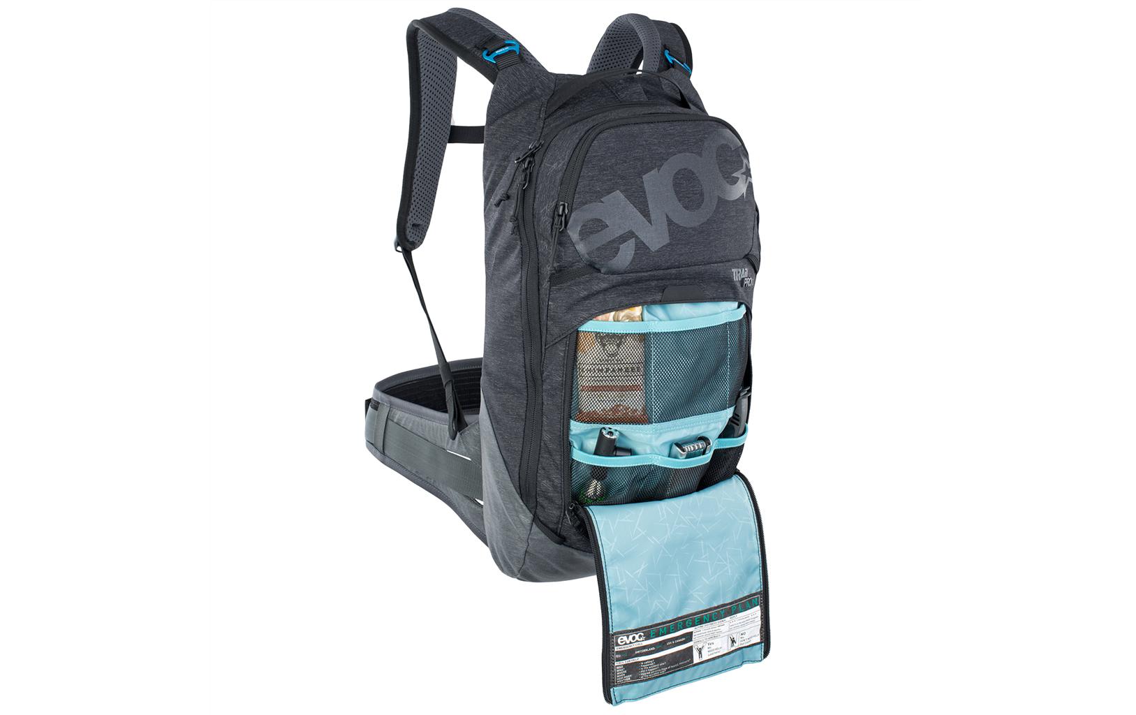 EVOC Trail Pro – Bike-Rucksack – 10 l, Trinksystem, Schwarz