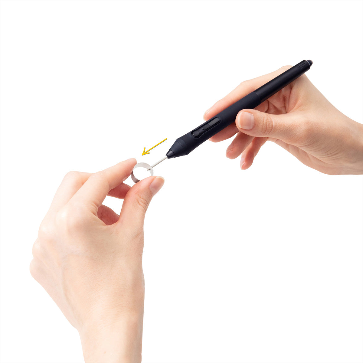 Xencelabs ACTPH6A-B – Ersatzspitzen – Filz – Grau – für Xencelabs 3 Button Pen und Thin Pen