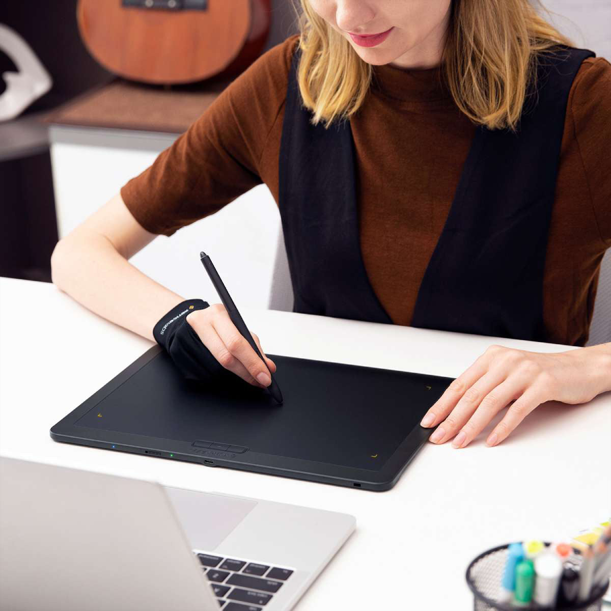 Xencelabs Handschuh Grösse S für Grafiktabletts – Schwarz