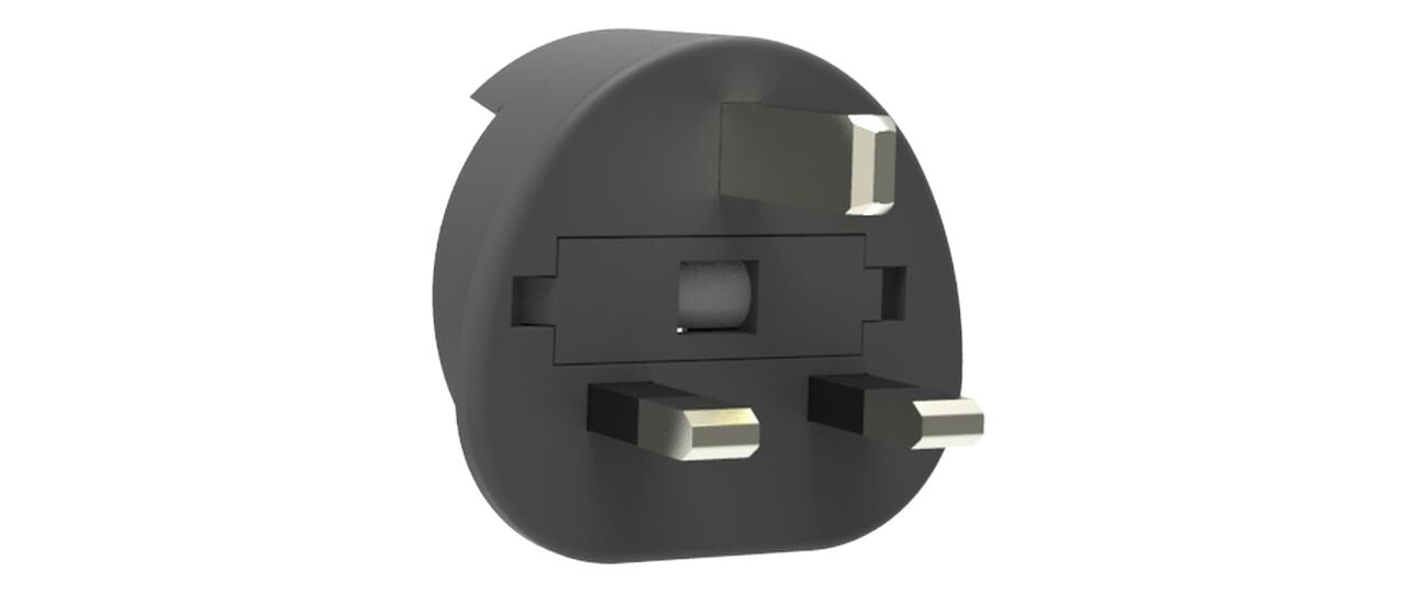 Q2power Qplux 3 in 1 Reiseadapter – USA zu Europa, 3-polig, ohne USB-Ladeanschluss, für Geräte mit US-Stecker