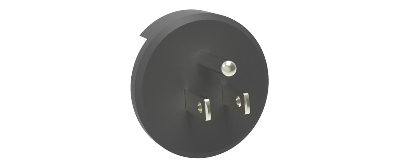 Q2power Qplux 3 in 1 Reiseadapter – USA zu Europa, 3-polig, ohne USB-Ladeanschluss, für Geräte mit US-Stecker