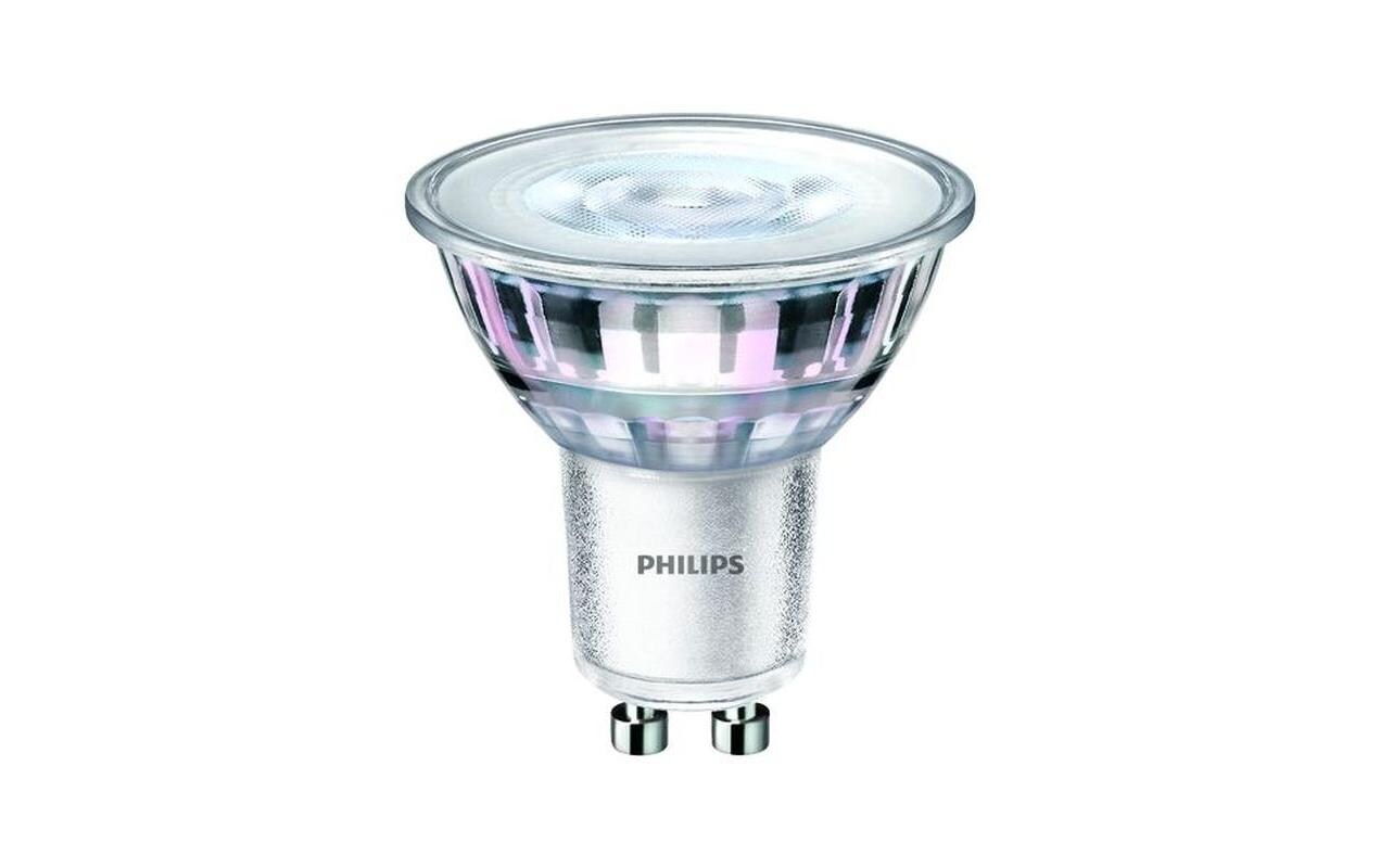 Philips LED-Leuchtmittel GU10 – Warmweiss 2700 K, 355 lm, 4,6 W – CorePro – 1 Stk.