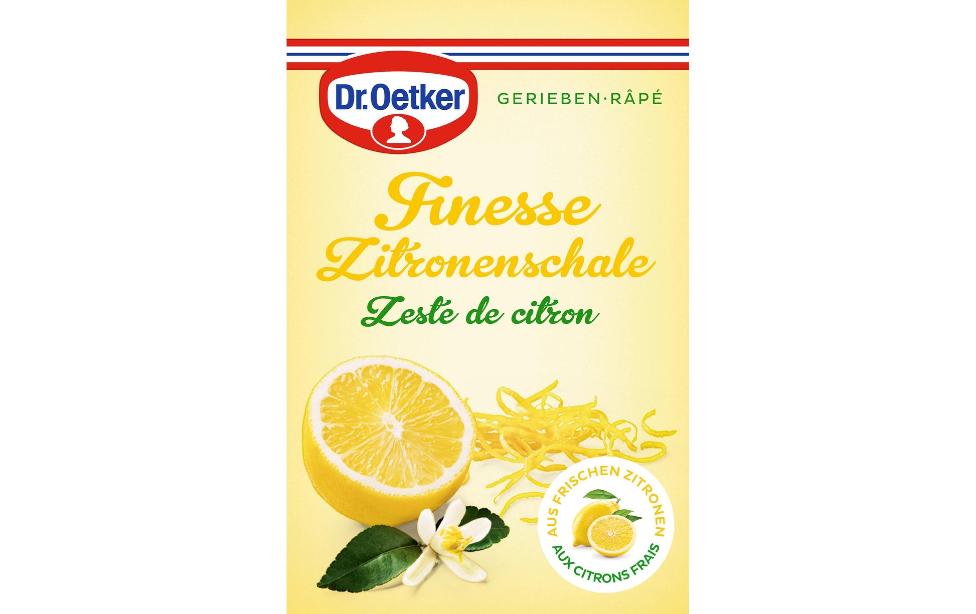 Dr. Oetker Backaroma Geriebene Zitronenschale – 18 g