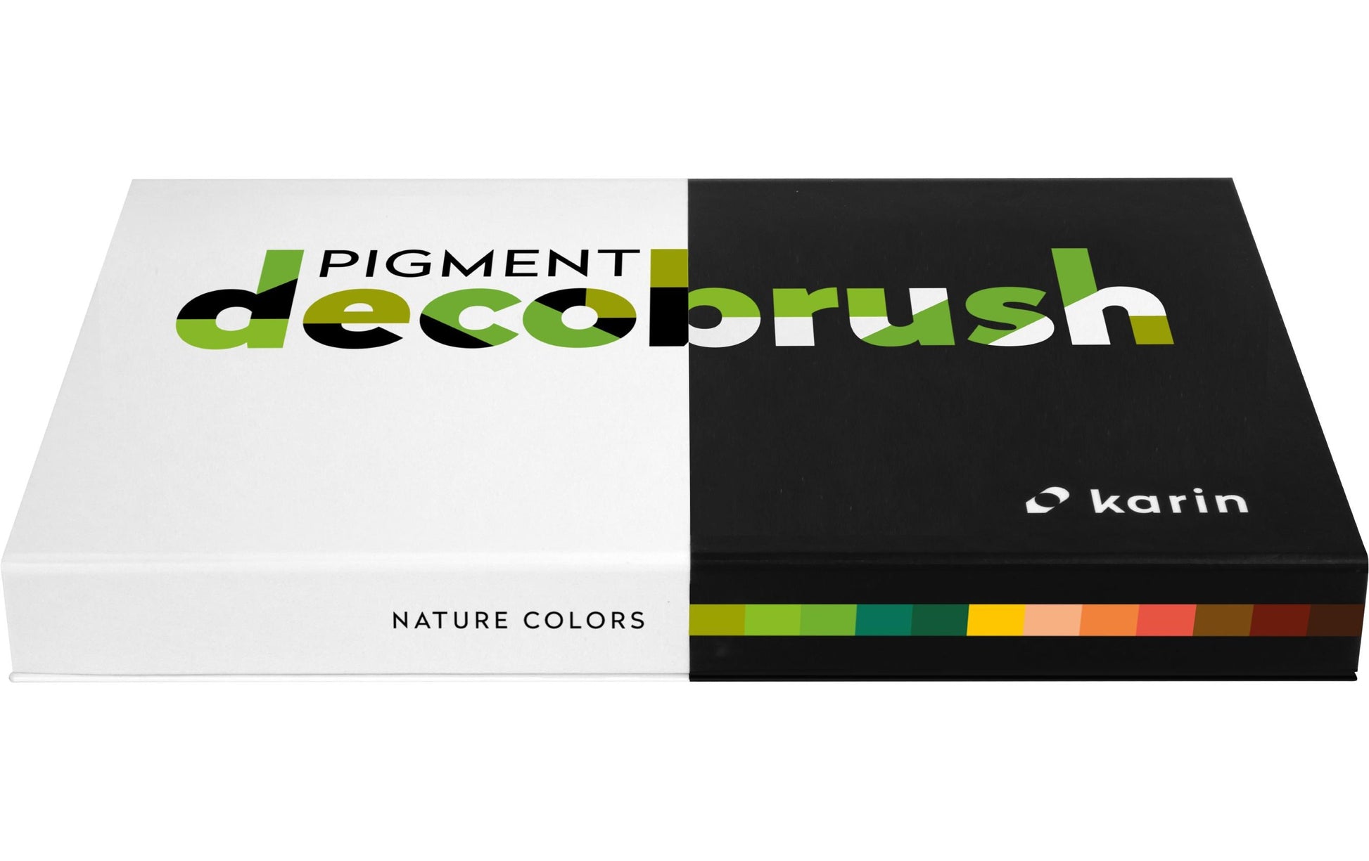 karin Pigment Decobrush Pinselstift – Pinselspitze, acrylbasiert, opak, 12 Farben