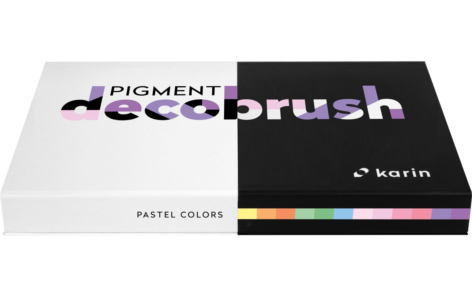 Karin Pigment Decobrush Acrylmarker – Pinselspitze – Pastell-Set (12 Farben)