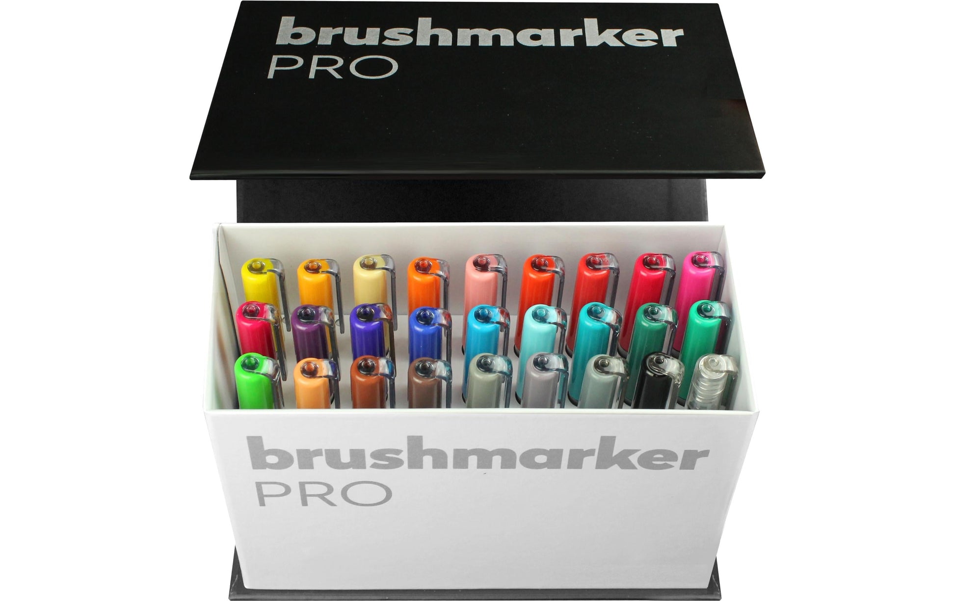 Karin Fasermaler – Brushpen PRO 27C9, Mini Box 26 Farben + 1 Blender