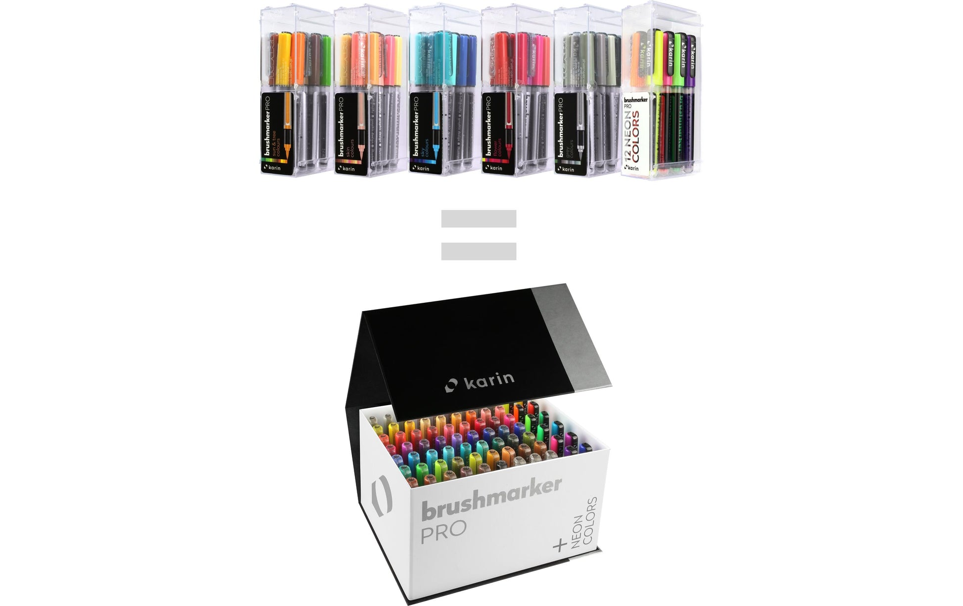 Karin – Filzstifte Brushmarker PRO, 72 Farben