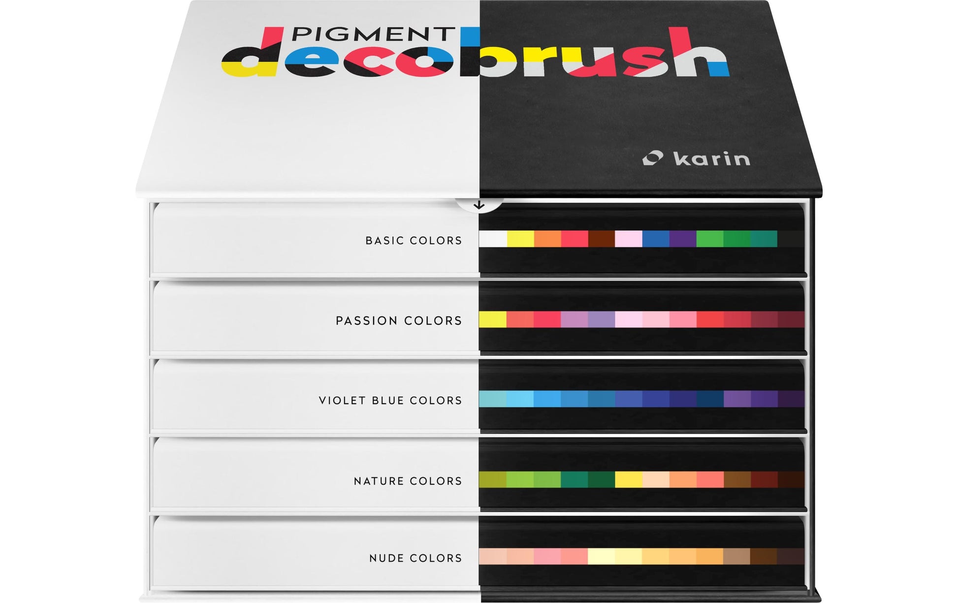 Karin Nachfülltinte für Permanent-Marker – mehrfarbig, 2,4 ml